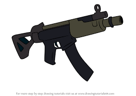 See more ideas about fortnite, coloring pages, coloring pages for kids. Learn How To Draw Submachine Gun From Fortnite Fortnite Step By Step Drawing Tutorials