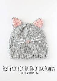 Jenny the crochet cat this jenny the crochet cat pattern is the perfect pattern for cat lovers everywhere. Kitty Cat Hat Baby Knitting Pattern Knit Cat Hat Pattern For Babies Infants Toddlers Sizes 0 3 Months Cat Hat Pattern Baby Hat Knitting Pattern Knitting