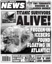 Retarded Tabloid Headlines Funny Headlines Headlines Titanic Survivors