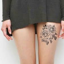 Pretty Tattoo Design Ideas For Women For Thigh Back And Arms Flower Thigh Tattoos Tattoos Tattoo Set