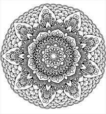 Fee printable mandala coloring pages for adults. Free 15 Mandala Coloring Pages In Ai