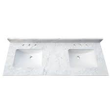 Tile Top Bianco Carrara White Marble