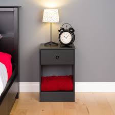 Maybe you would like to learn more about one of these? Prepac Astrid Black Tall 1 Drawer Nightstand Walmart Canada