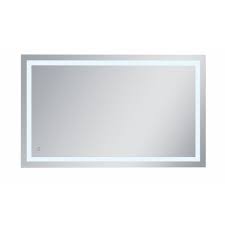 Shop for bathroom framed 30x60 mirror online at target. Elegant Decor Mre13660 Helios 60 Inch 198w Led 120 Degree Beam Angle Mirror With Touch Sensor And Color Changing Temperature