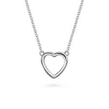 Vezoora Heart Shap Love Valentine Jewellery To Make Your Valentine Full Of Love Wear These Love Delicate Pieces O Infinity Pendant Silver Necklace Necklace