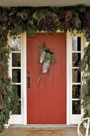 The space that a door can close; 40 Diy Christmas Door Decorations Holiday Door Decorating Ideas Country Living