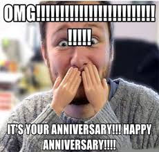 The honeymoon period is over now. Anniversary Meme For Husband Happy Anniversary Meme Happy Anniversary Funny Anniversary Meme