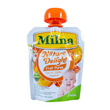 Caranya, tuang satu sendok teh lemon ke dalam segelas air hangat agar membantu melancarkan saluran pencernaan anda. Jual Milna Nature Delight Fruit Puree Carrot Apple Pumpkin Di Farmers Market Happyfresh