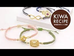 貴和レシピ ワックスコードを使用した平編みブレスレットの作り方 youtube ブレスレット 作り方 平編み ブレスレット アンクレット 作り方