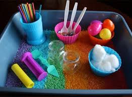 It's also a wonderful way to get our kids engaging with food — particularly if they have a hard time with textures and smells at dinnertime. 10 Amazing Sensory Bins For Babies And Toddlers