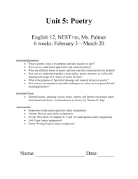 For example, in the poem open letter to the south hughes uses different rhetorical strategies, and figurative language to express his ideas of unity. Pauses In Poetry Ms Palmer S Nest M Ap Lit Creative Writing Site