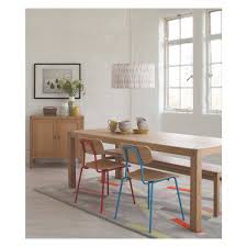 radius 8 seater solid oak dining table