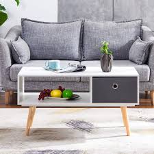 553.81 kb, 2200 x 1467. Boju White Living Room Coffee Table With Storage Drawers Modern Wooden End Side Tea Table Coffee Table 90cm 3ft Rectangular With Fabric Cube For Home Office Waiting Area Buy Online In Bahamas At
