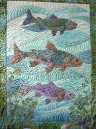 Fish Under Sea Art Quilt Beautifully Done Art Quilts Fish Quilt Pattern Quilts