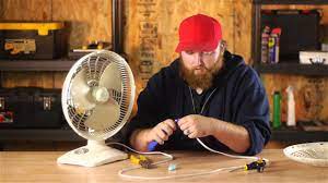 Those fans are capable of producing lights. How To Troubleshoot A Table Fan Fan Repair Maintenance Youtube