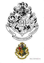 Coloriage Harry Potter Blason Poudlard Coloriage Gratuit A Imprimer Dessin 2021