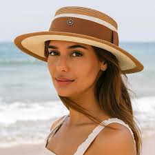 Vintage Hats Women Raffia