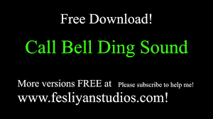 Free Call Bell Ring Sound Effects Mp3 Download Fstudios