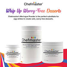We cant get pasteurised egg whites where i am, nor meringue powder. Chefmaster Deluxe Meringue Powder For Ba Buy Online In El Salvador At Desertcart