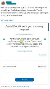 Paypal alternatives like venmo, dwolla, and google wallet let you pay anyone with your phone. Scams Exploit Covid 19 Giveaways Via Venmo Paypal And Cash App Blog Tenable