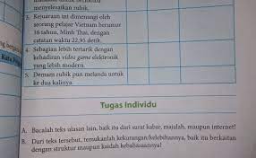 Demikian pembahasan mengenai pelatihan soal bahasa indonesia kelas 8 smp/mts. Kunci Jawaban Tugas Bahasa Indonesia Tahun Ajar Cute766