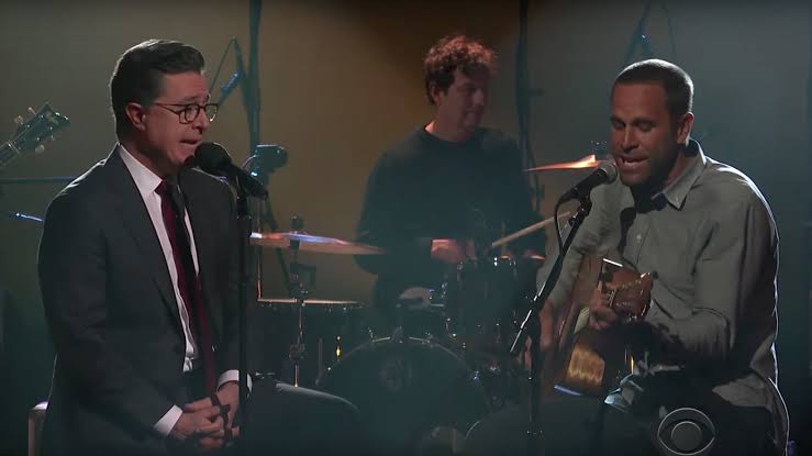 Watch Stephen Colbert Sing With Jack Johnson on 'Late Show'