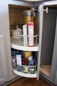 I Ve Turned A New Corner Organizing The Corner Lazy Susan Inspiration For Moms Lazy Susan Corner Cabinet Lazy Susan Organization Lazy Susan