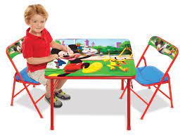 Bright colorful graphics & large table surface for drawing, eating & playing. Mickey Mouse Erasable Activity Table And Chairs Playset Walmart Com Walmart Com
