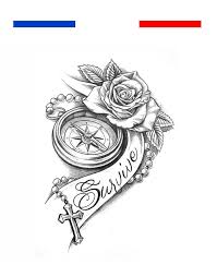 Well you're in luck, because here they come. Tatouage Boussole Rose Realiste Survive Mon Petit Tatouage Temporaire