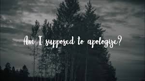 There's a difference in the way these words are used as well. Maria Mena Am I Supposed To Apologize Lyric Video Youtube