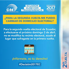 Jun 01, 2021 · el jefe de la oficina nacional de procesos electorales (onpe), piero corvetto, aclaró que los miembros de mesa y los personeros de cada partido constatan la identidad de los sufragantes al. Embajada Ec En Arg On Twitter Recuerde 2da Vuelta Electoral Hoy 02 04 No Se Modifica El Padron Ni Se Emitira Certificados De Presentacion Info Https T Co Tegsnu8ojz Https T Co Hzkxgrcrcf