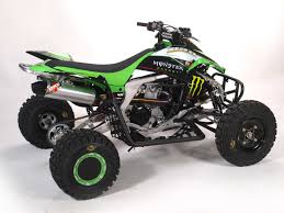 12 v 6 ah 12 v 30 w × 2 led front rear front rear front & rear tubular, double cradle 1.8°. Atv World Tests Dr D Kfx 450