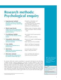 For example, a quantitative methodology might be used to measure the relationship between two variables (e.g. Research Methods Psychological Enquiry Grajfoner
