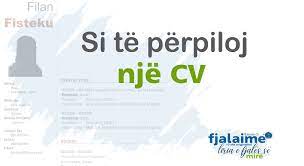 We did not find results for: Si Te Perpiloj Nje Cv Fjalaime
