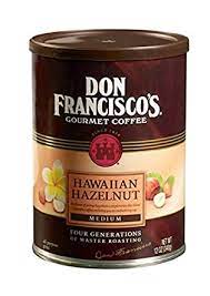 Does not contain hawaiian grown coffees. Don Francisco Hawaiian Hazelnut Coffee 12 Ounce By F Gavina Sons Inc Amazon De Lebensmittel Getranke
