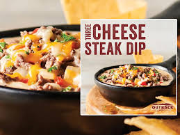 Our beef queso recipe features chopped steak which makes this dip feel more like a meal! Outback Brings Back Three Cheese Steak Dip As Part Of New Fan Favorites Menu Chew Boom