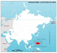 A balance of being liberal while being responsible as a collective. Singapore Location Map In Asia Location Map Of Singapore In Asia Emapsworld Com