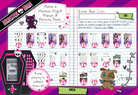 To enter a cheat codes,. Activity Book 20 Codes Monsterhigh