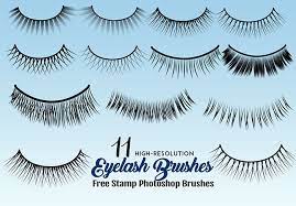 Includes both left and right eyes, for ease of use. Eyelash Photoshop Brushes 11 Styles For Photo Enhancements
