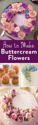 Buttercream Flower Wreath Cakes Other Floral Techniques Deco Pate A Sucre Creme Pour Gateau Gateaux Et Desserts