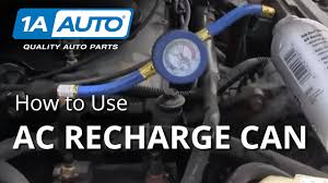 How To Use An A C Recharge Canister Correctly Youtube