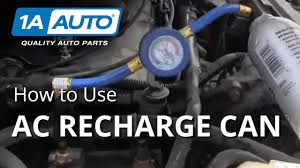 Think of a car like the refrigerator in your house. How To Use An A C Recharge Canister Correctly Youtube
