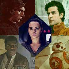 Star Wars The Last Jedi Rey Poe Finn Bb8 Kylo Ren Ben Solo Star Wars Ii Star Wars Art Star Wars