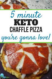 To make this crispy cheese chaffle, all you'll need are these 4 ingredients: Keto Chaffle Pizza Quirkshire