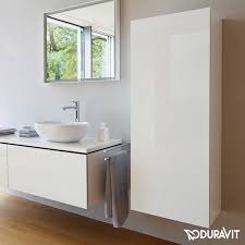 Duravit L Cube Halbhochschrank Mit 1 Tur Front Weiss Hochglanz Korpus Weiss Hochglanz Lc1168r2222 Duravit Badezimmer Duravit Badmobel