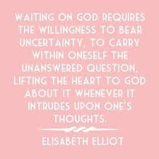 How many momentous events in scripture depended on one person's. Love Quote Soulmate Quotes Jesus Help Me Along The Way Elisabeth Elliot Quotes Waiting On God Soulmate Quotes