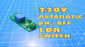 The handle of switch can then be used to indicate the route selected. How To Make 220v Automatic On Off Light Circuit 220v Ldr Switch Circuit Youtube