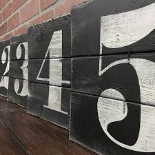 Number Art Subway Numbers Number Artwork Urban Farmhouse Decor Rustic Industrial Decor Urban Farmhouse Decor Exterior Wall Art Rustic Industrial Decor