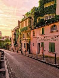 Montmartre La Maison Rose Spring In Paris France Montmartre Pink Houses Old Parisian Romantic Streets Drea Study Abroad Europe Parisian Travel Travel Aesthetic