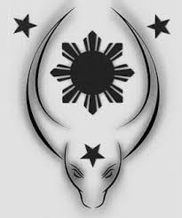 Black And White Filipino Flag Tattoo Taurus Symbol And Filipino Flag Filipinotattoosflag Yourpinterestlikes Filipino Tattoos Philippines Tattoo Taurus Symbols